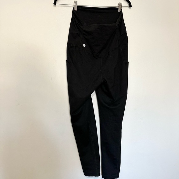 Zella black maternity leggings size small minimalist gym - Picture 3 of 5